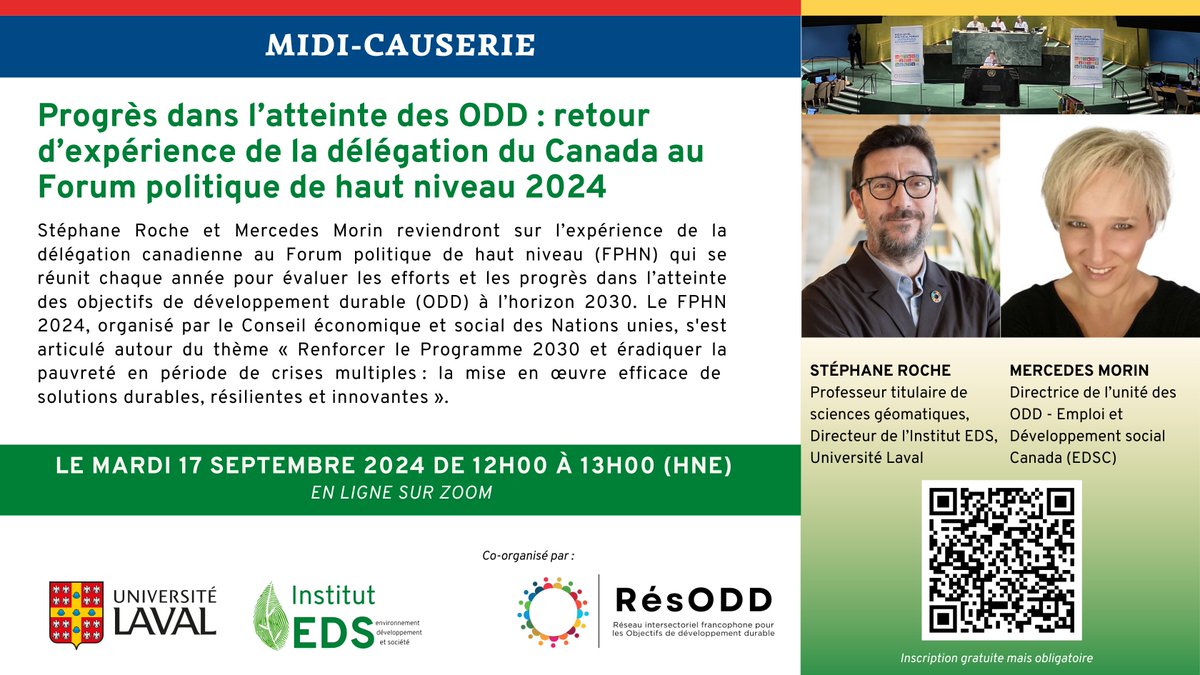 C'est demain qu'aura lieu le Midi-causerie de l'Institut EDS!

Venez en grand nombre!
tinyurl.com/midicauserie17…