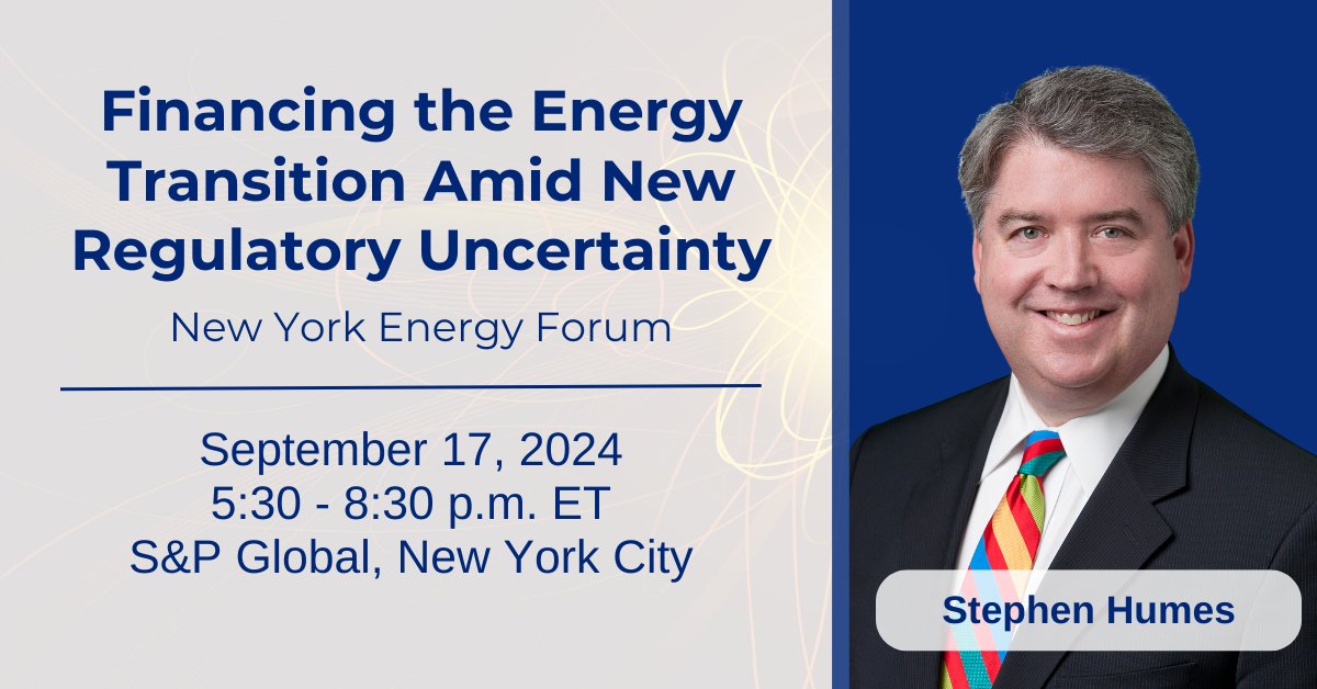 Holland & Knight (@holland_knight) on Twitter photo #Energy attorney Stephen Humes (<a href="/Climatelawyer/">Stephen Humes</a>) will be speaking at an event hosted by <a href="/NYEnergyForum/">New York Energy Forum</a> as part of #ClimateWeekNYC exploring the impact of high court rulings and the #2024elections on #investment in the energy sector. Learn which #energytransition technologies and #Energy attorney Stephen Humes (<a href="/Climatelawyer/">Stephen Humes</a>) will be speaking at an event hosted by <a href="/NYEnergyForum/">New York Energy Forum</a> as part of #ClimateWeekNYC exploring the impact of high court rulings and the #2024elections on #investment in the energy sector. Learn which #energytransition technologies and