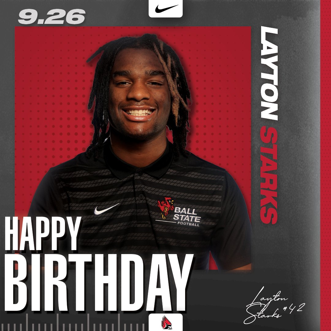 A very Happy Birthday to OLB Layton Starks! <a href="/laytonstarks/">ʟᴀʏᴛᴏɴ sᴛᴀʀᴋs...</a>
