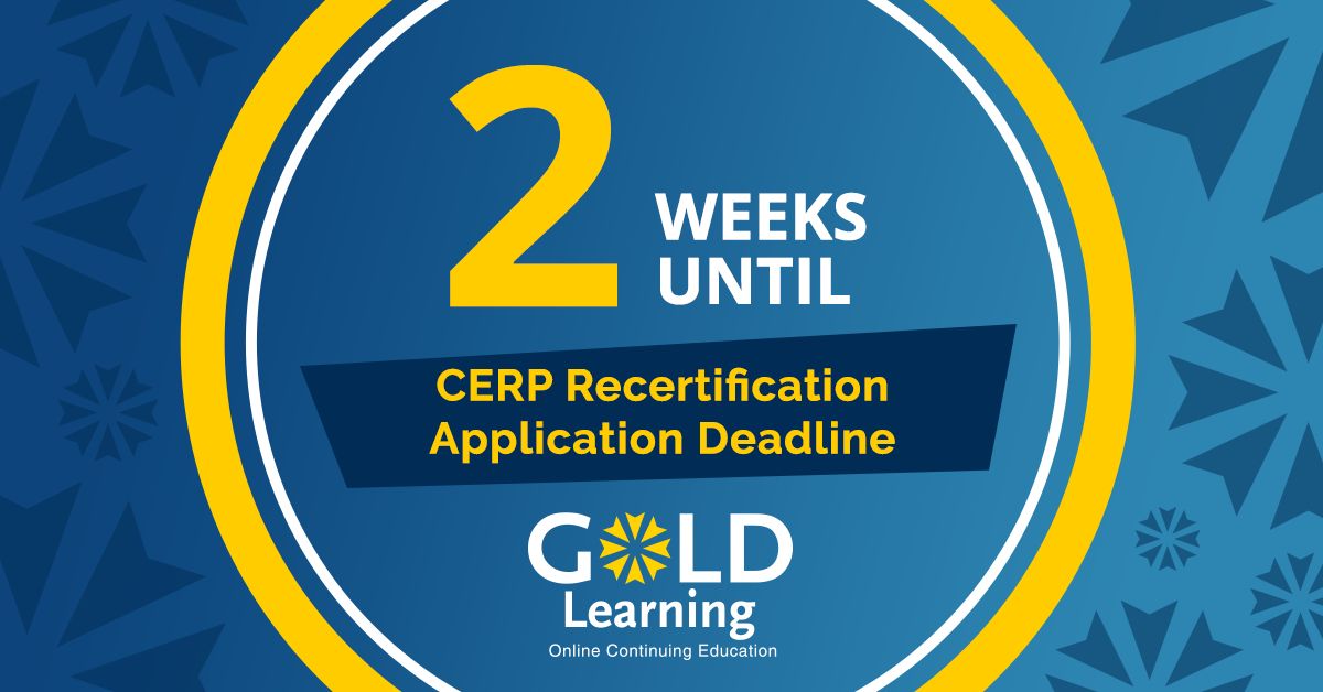 GOLDLearningEd's tweet image. Are you an IBCLC who is recertifying by CERPs this month? You still have 2 weeks to earn &amp;amp; submit your CERPs! Start learning today with instant access: goldlearning.com/ce-library/ibc… 
#GOLDLearning #IAMGOLD #IBCLC #CERPs #LactationConsultant