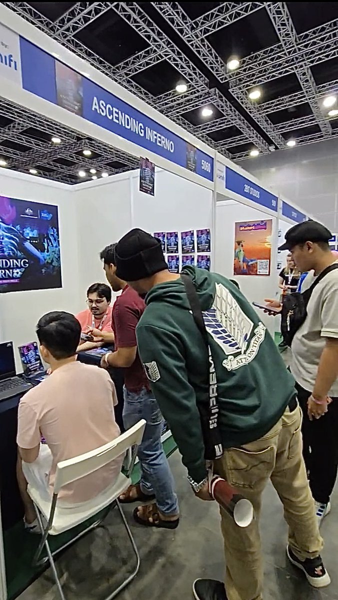 OppolyonStudios's tweet photo. This week we travelled to Malaysia, to showcase Ascending Inferno at KL Level Up Play! It was our first ever international event and we had an absolute blast!Thank you Level Up KL for the amazing opportunity 🤩✨🇲🇾 #LEVELUPPLAY #LevelUpKL https://t.co/yhHOGbQPO4