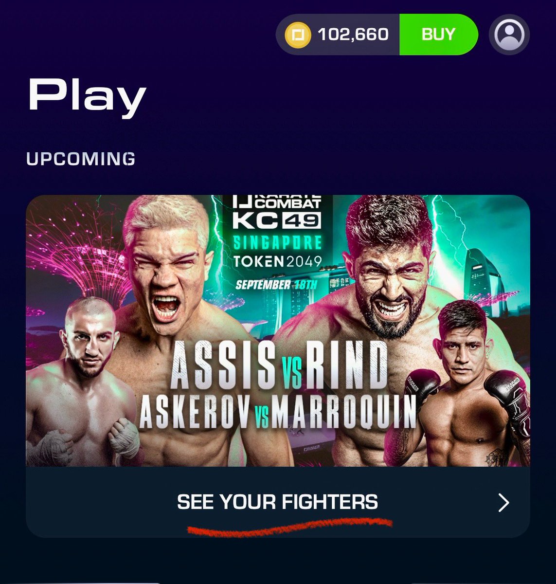 AltcoinDaily's tweet photo. Just cast my votes on @KarateCombat app!

Looking forward to some great fight! https://t.co/5Elb5MXfVI