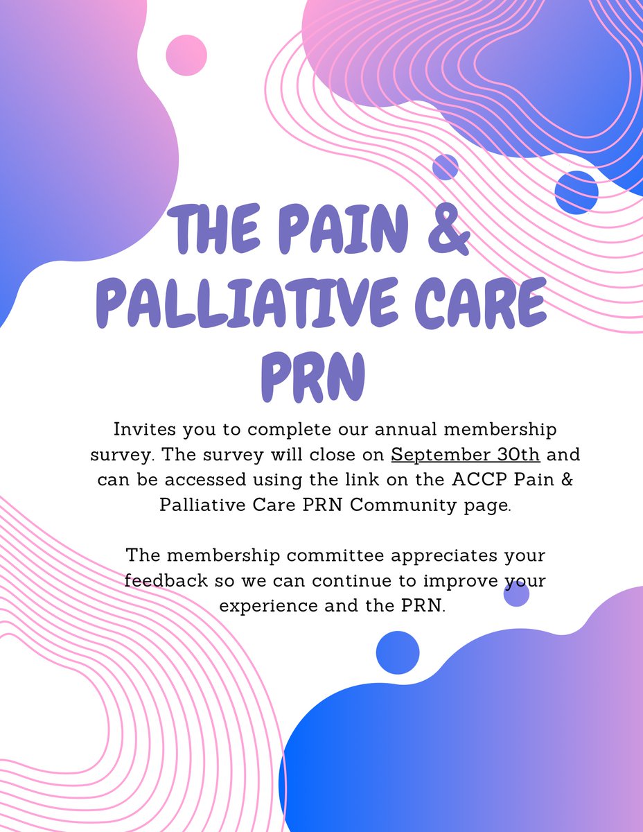 It’s annual survey time again! We invite PRN members to complete the survey available on the PRN Community page.