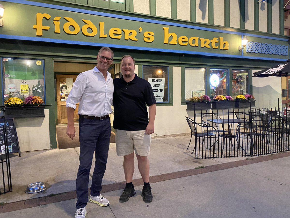 Well, the rumors are true: <a href="/mwanbaugh/">Michael Wanbaugh</a> is leaving the South Bend Tribune. The going-away party at the only place fitting: Fiddler's Hearth. Thankful I got to work the last 14 months for a great editor and even better person.