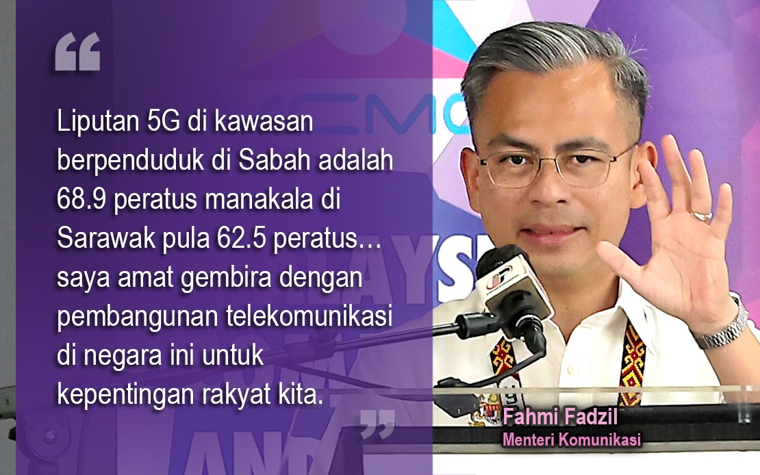 bernamadotcom's tweet photo. Kerajaan MADANI komited pastikan rakyat nikmati internet berkelajuan tinggi 5G - @fahmi_fadzil 

https://t.co/p2VViltlYt

#BernamaNews 
#TaatSetia https://t.co/oK8StoN5GP
