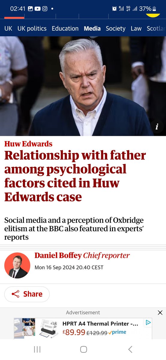 A nasty father, Oxbridge education, blood pressure, his mother-in-law dying and born in South Wales to boot. Under such  heavy burden few mortals have to shoulder, at the bottom of society, the poor guy inevitably got on child pornography. My heartfelt sympathy.