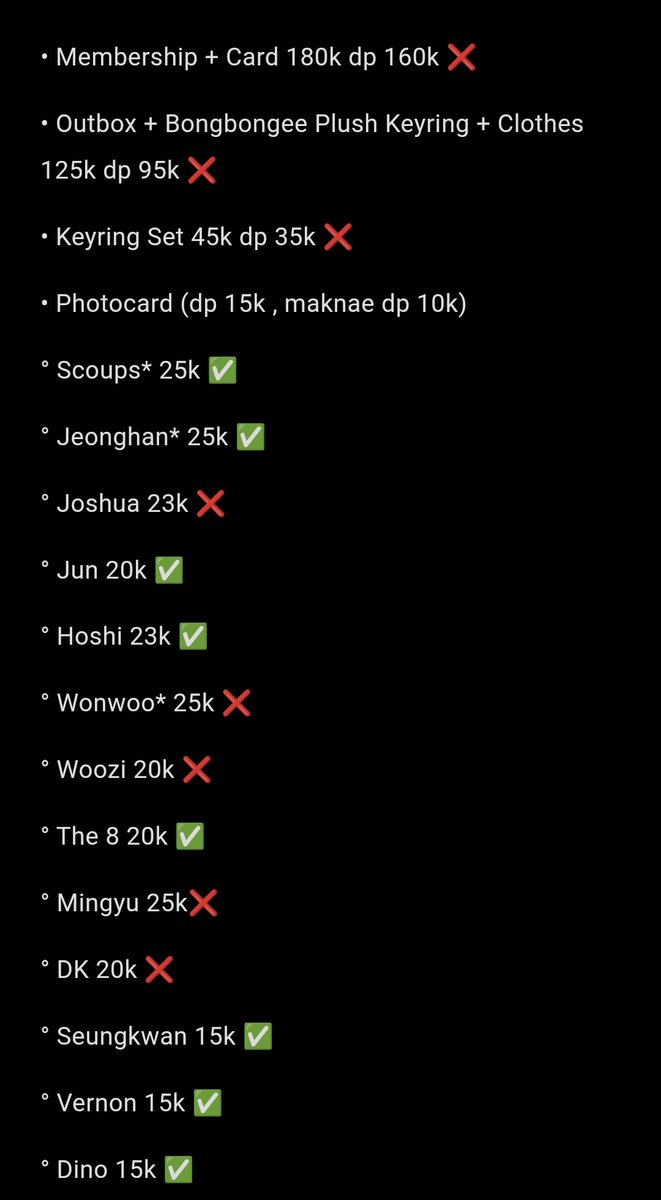 every__wonu's tweet photo. [Help RT &amp; Like]

carat, ada kah yang masih cari membershipkit? aku masih avail nih pc pc nya, yuk di take barang kali mau lengkapin koleksi pc nya ☺ 
aku dom jatim ya, bisa dm untuk tanya tanya🤗 

#wts seventeen carat membership kit https://t.co/Ejs2wyWPHN