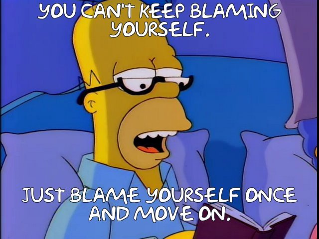 <a href="/Joshstrangehill/">Josh Weinstein</a> Homer's kinda excellent advice about anxiety and guilt.