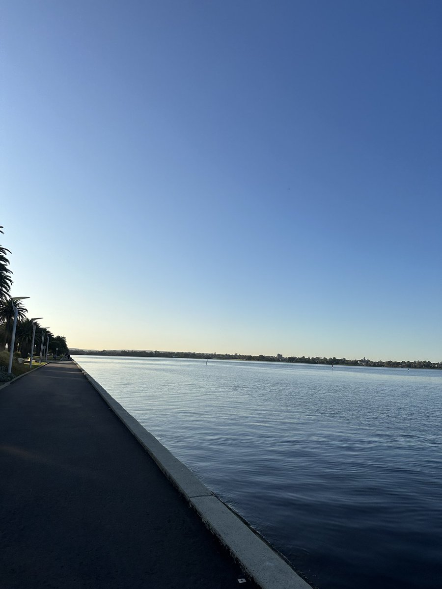 Arrived in Perth for #AustPH2024 Started the day with a beautiful walk along the river and now the opening plenary session!