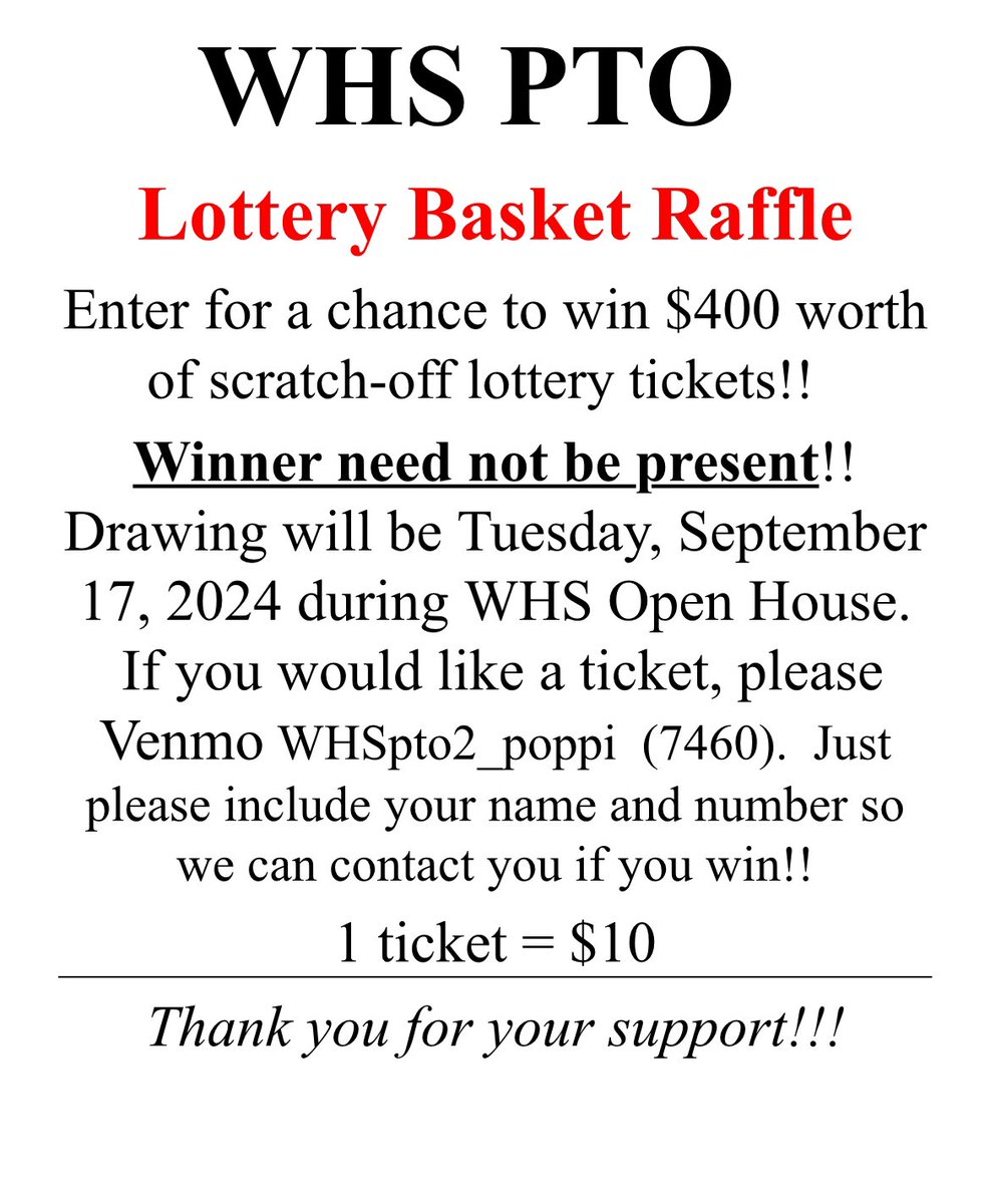 WHSBarronsPTO (@ptowhs) on Twitter photo 