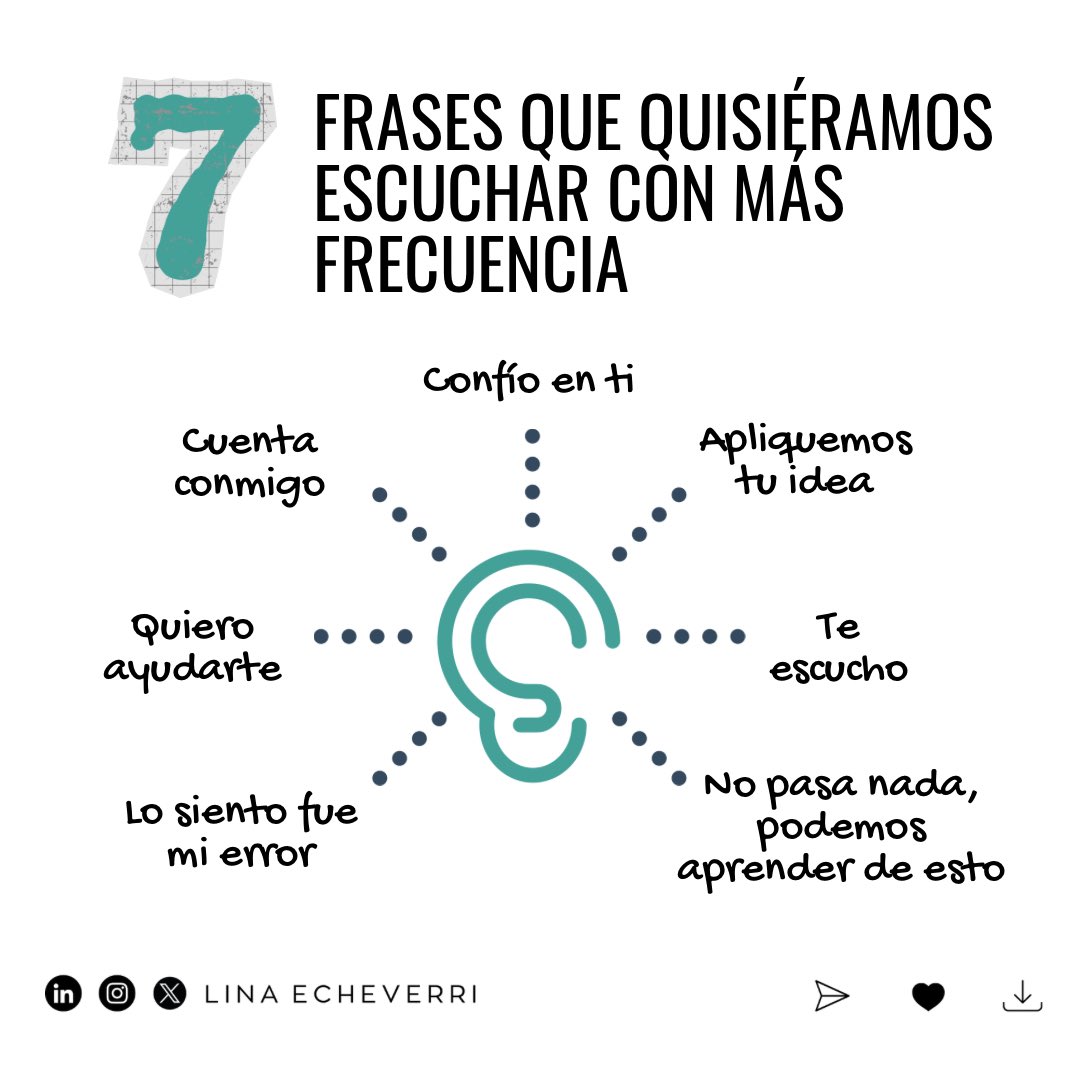 LinaEcheverri's tweet photo. 7 frases que quisiéramos escuchar con más frecuencia https://t.co/BjVAp2XWWZ