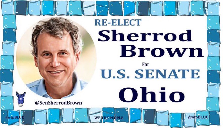 jbirch_12's tweet photo. Bernie Moreno? NO! No more magats in congress!
Now, @SenSherrodBrown, there's an upstanding Senator. He cares enough about his constituents to have held over 500 town hall meetings, answering questions and providing solutions!
#VoteBlueOhio
#wtpGOTV24 #wtpBLUE https://t.co/PcYVtdSJdI