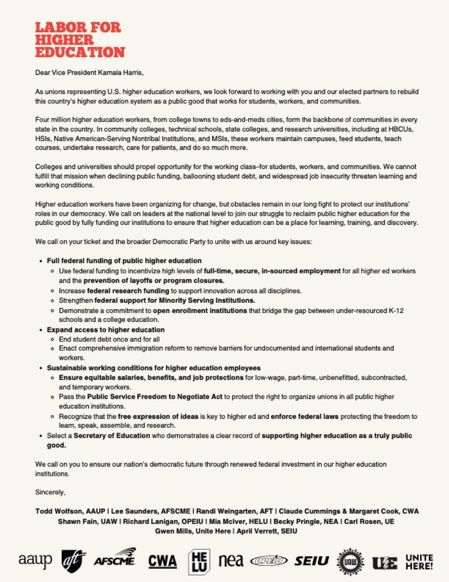 #Labor4HigherEd