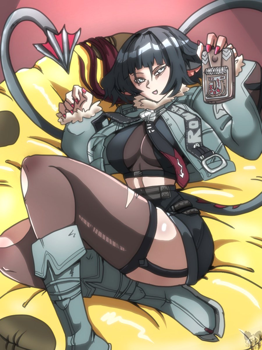 Limbonix's tweet photo. Mouse Trap??-Jane Doe Fanart Contest
#zzzero #CreateForNewEridu #JaneDoe https://t.co/cKCiHiv3TR