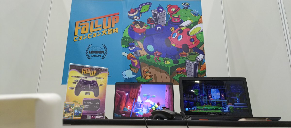 unicellulargame's tweet photo. i had an awesome time exhibiting Fall Up at Level Up Play Kuala Lumpur! I met so many great people. I hope you enjoyed playing the game! #levelupplay https://t.co/ESC74LAz5T