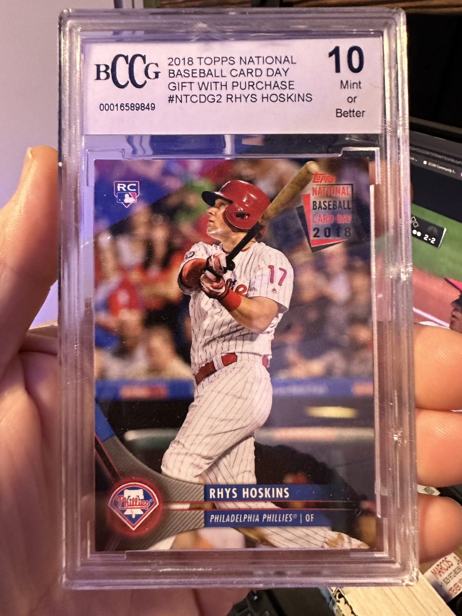 joeperkins01's tweet photo. @bendavisnbcs @TMacPhils heard you guys talking about baseball cards, just bought this Rhys Hoskins rookie card and my favorite card from back in the day, 1991 Jordan Rookie card! https://t.co/485BrqbZit