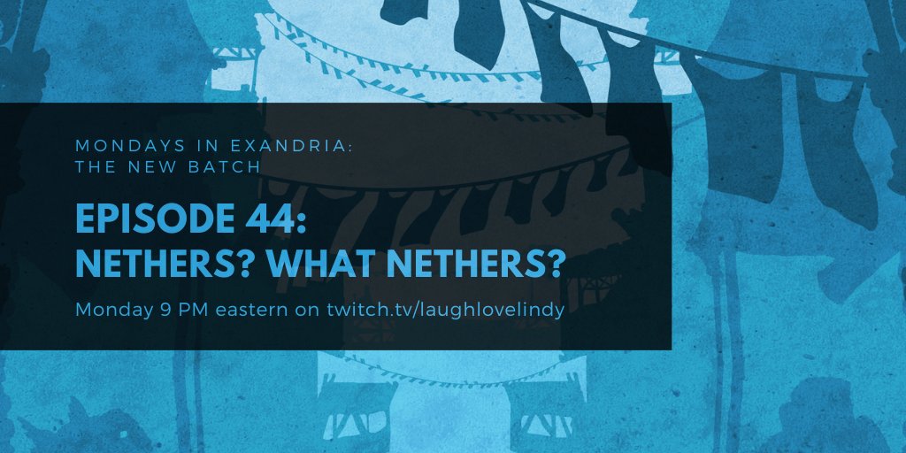 Laughlovelindy's tweet photo. We're LIVE with The New Batch!!! We're deep in the netherdeep and trying to save Alan-err Alyxian!!!

This maze is huge, and we're following a "magical" rock for directions! This can only end well?

https://t.co/lNDqEGDZuL https://t.co/pOegIEwfld