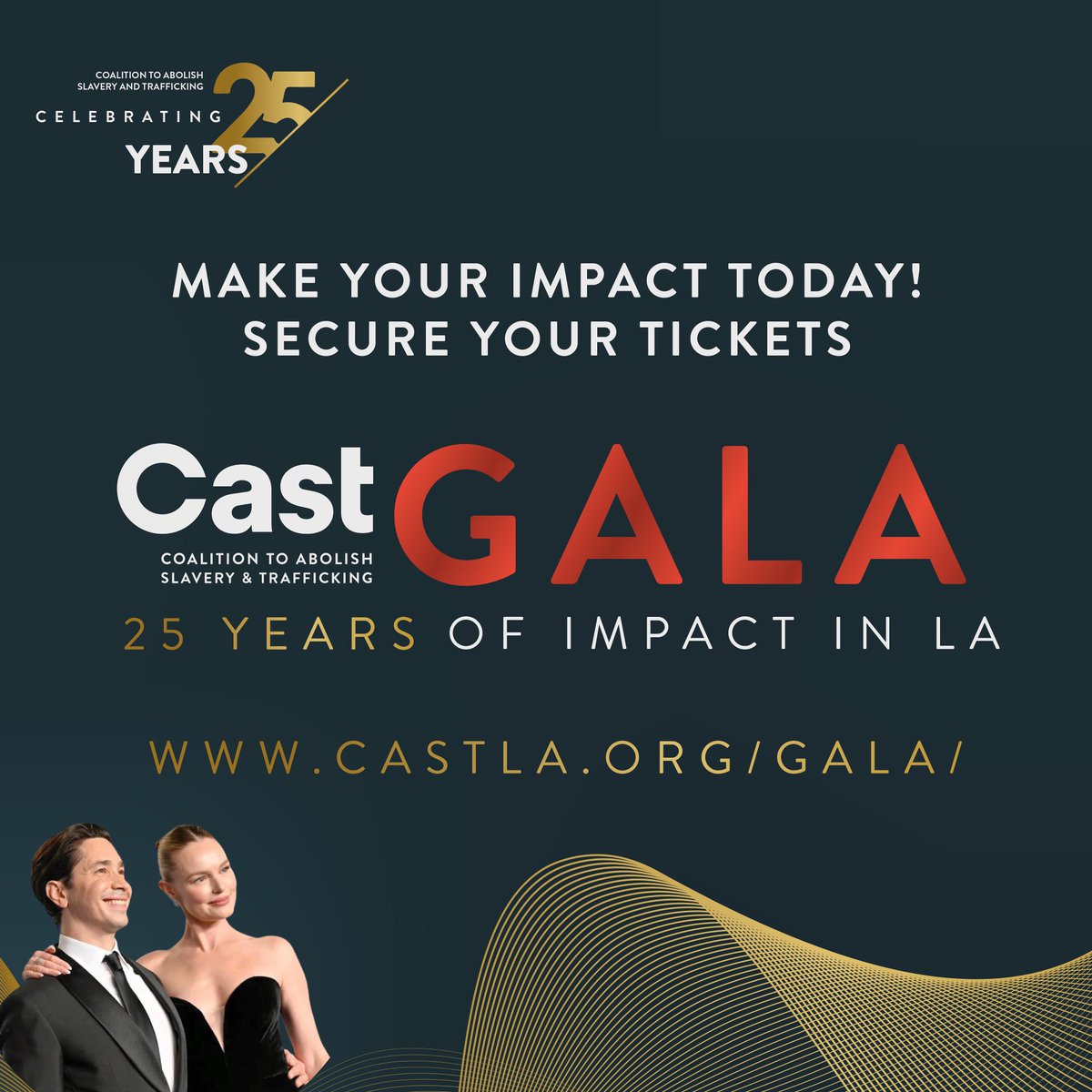 CASTLA's tweet photo. TOMORROW! We are so close to reaching our $30k goal. Join us for this memorable night.

If you are unable to attend please consider donating to helping us in our work fighting human trafficking &amp; supportive survivors 💙. #cast25thanniversary #JointheFight #EndHumanTrafficking https://t.co/eLgSCznUst