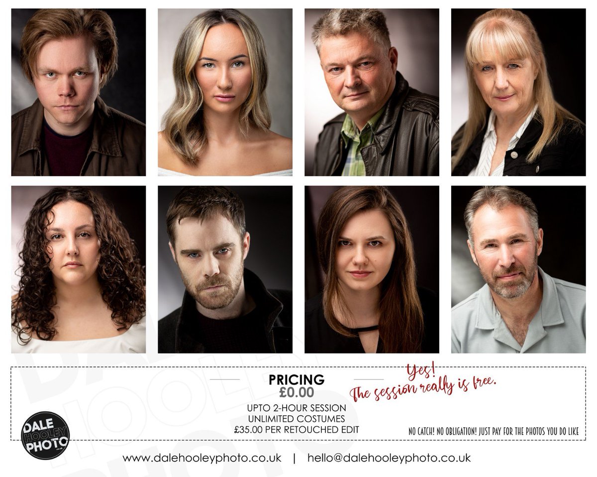 📸 ACTOR HEADSHOTS 📸

dalehooleyphoto.co.uk/actorheadshots
facebook.com/dalehooleyphot…

#headshots #actorheadshot #castingcall #headshotphotographer #ukdrama #agentrepresentation #featurefilm #shortfilm #theatre #yorkshire #booknow