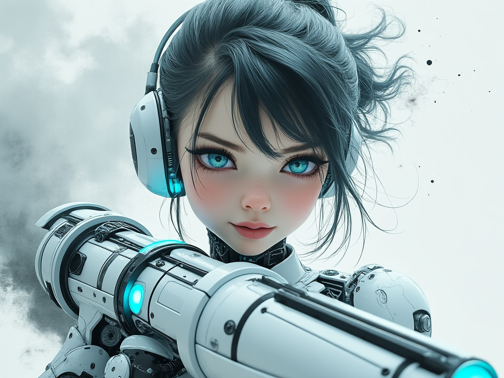 dainiusex7's tweet photo. QT your White art
"Tech Titan: The Cutest Combatant"
#CyborgCutie #TechWarrior #AIart #AIArtwork #AIイラスト https://t.co/k4iPoyiRsf