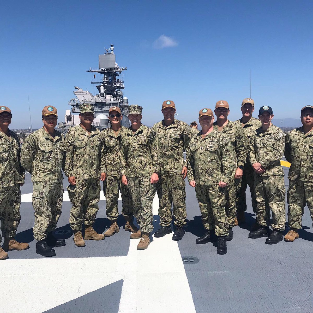 So proud of my team for putting together a successful shipboard CRTS M+1 casualty response exercise. Thank you to all participants from Naval Medical Center San Diego, USS America and USS New Orleans. Navy Medicine is ready!