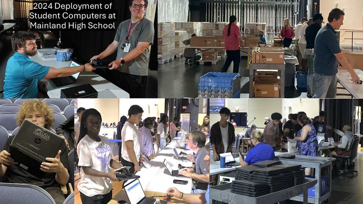 edtechmatt's tweet image. New HP Pro x360 Fortis 11 G10 laptops have been deployed to all Mainland HS students. Thanks to the staff from ITS and MHS for their diligent planning and hard work to get this done efficiently! @ITS4VCS