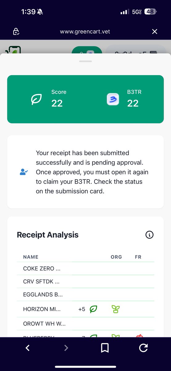 sunshinelu24's tweet photo. Greencart - shop to live in a healthy way - earn some cryptos.
And it keeps reminding me to use recycled bag other than generating plastic waste.
Small actions of daily life - bit by bit, change the way you live. https://t.co/KOqltaHJ49