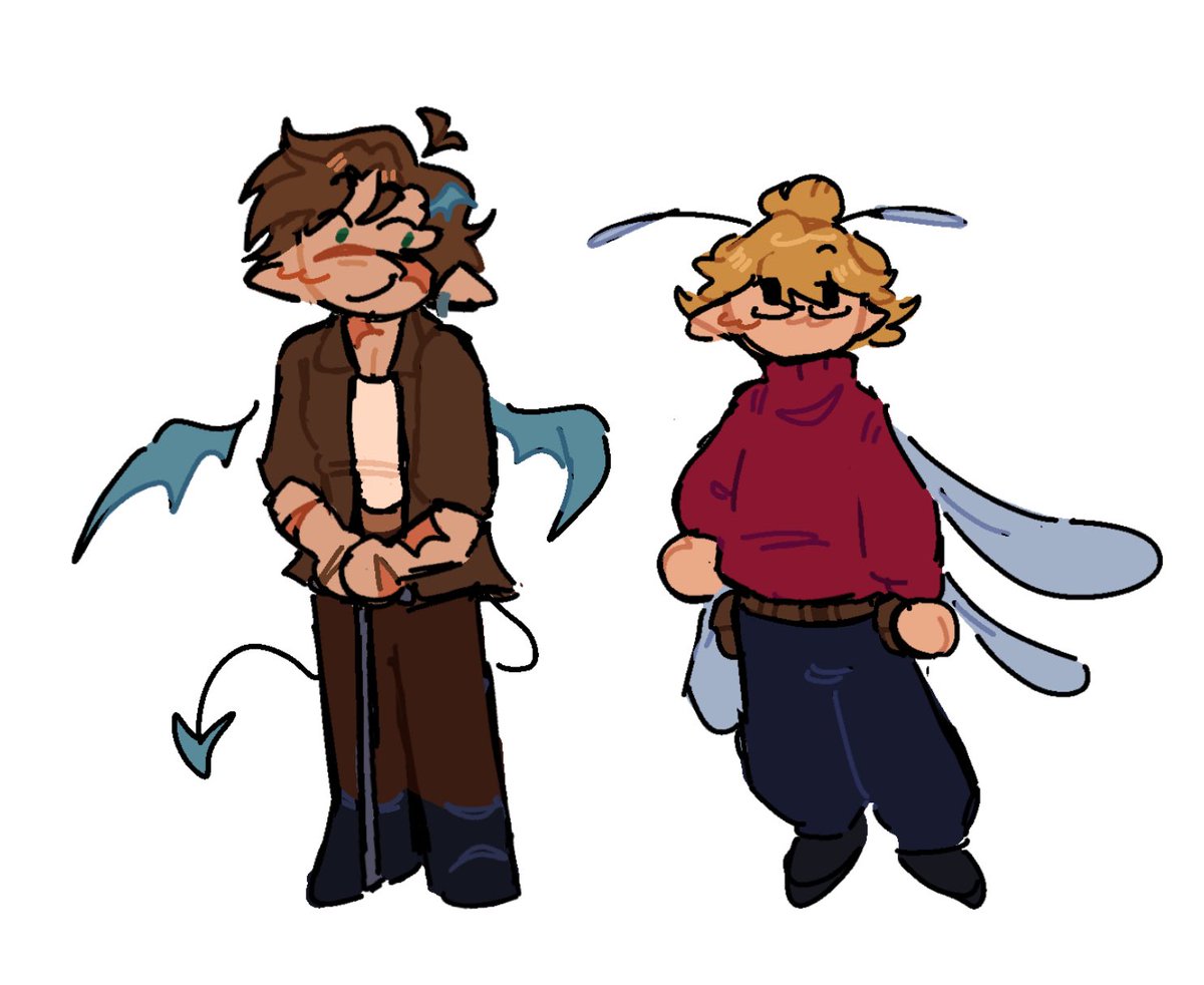 Buildermlm's tweet image. the two guys + an extra scar doodle