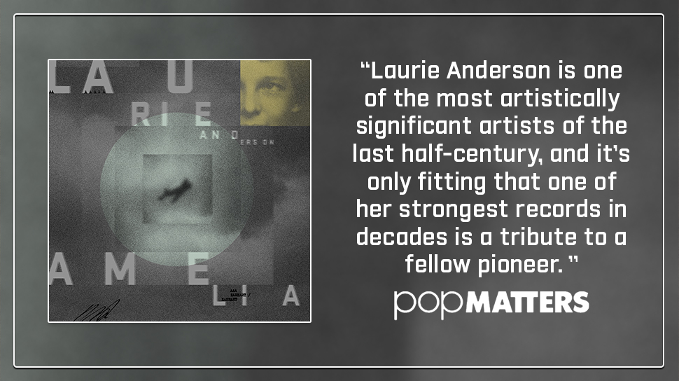 Nonesuch Records (@nonesuchrecords) on Twitter photo “Laurie Anderson is one of the most artistically significant artists of the last half-century, and it’s only fitting that one of her strongest records in decades is a tribute to a fellow pioneer. ” —<a href="/PopMatters/">PopMatters</a> on <a href="/OnlyAnExpert/">Laurie Anderson</a>'s new album, 'Amelia' popmatters.com/laurie-anderso… “Laurie Anderson is one of the most artistically significant artists of the last half-century, and it’s only fitting that one of her strongest records in decades is a tribute to a fellow pioneer. ” —<a href="/PopMatters/">PopMatters</a> on <a href="/OnlyAnExpert/">Laurie Anderson</a>'s new album, 'Amelia' popmatters.com/laurie-anderso…