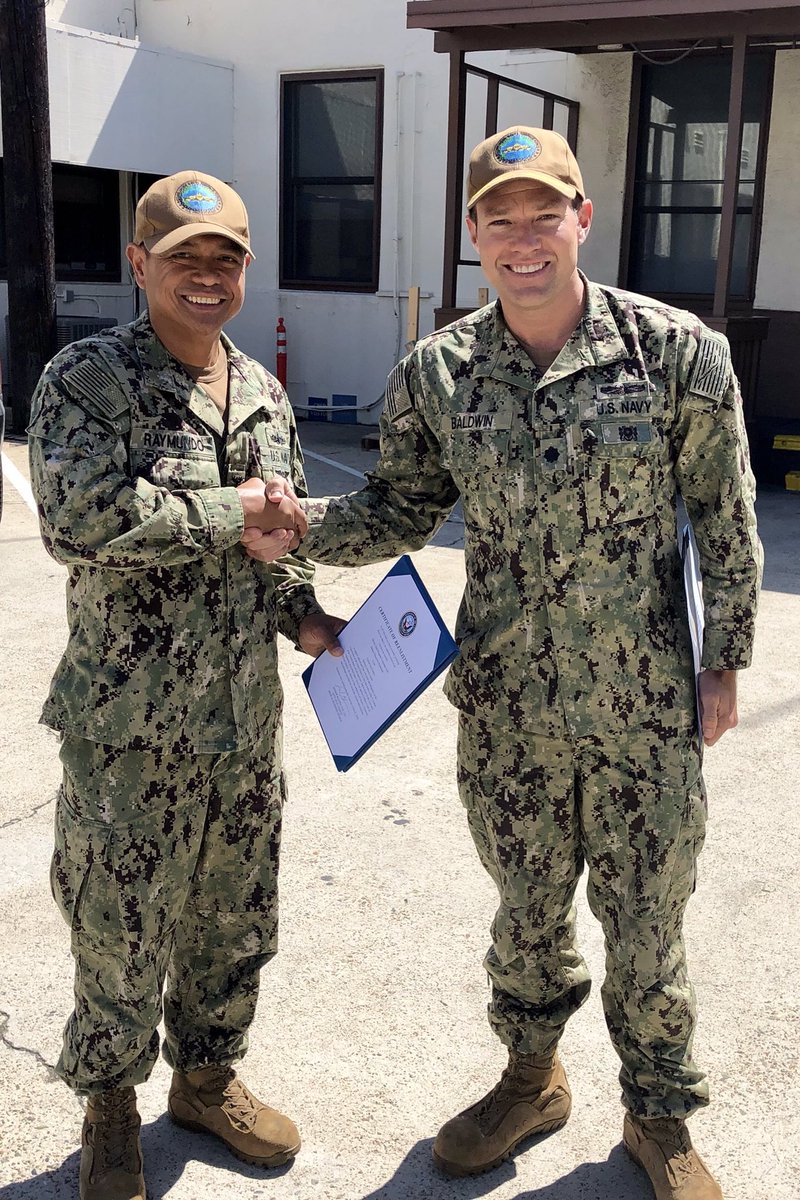 It was an honor to reenlist my Senior Enlisted Leader, Master Chief Dennis Raymundo in the United States Navy today. He has served 26 years active duty and today agreed to 4 more. Let’s go! Bravo Zulu Master Chief! 👍🇺🇸