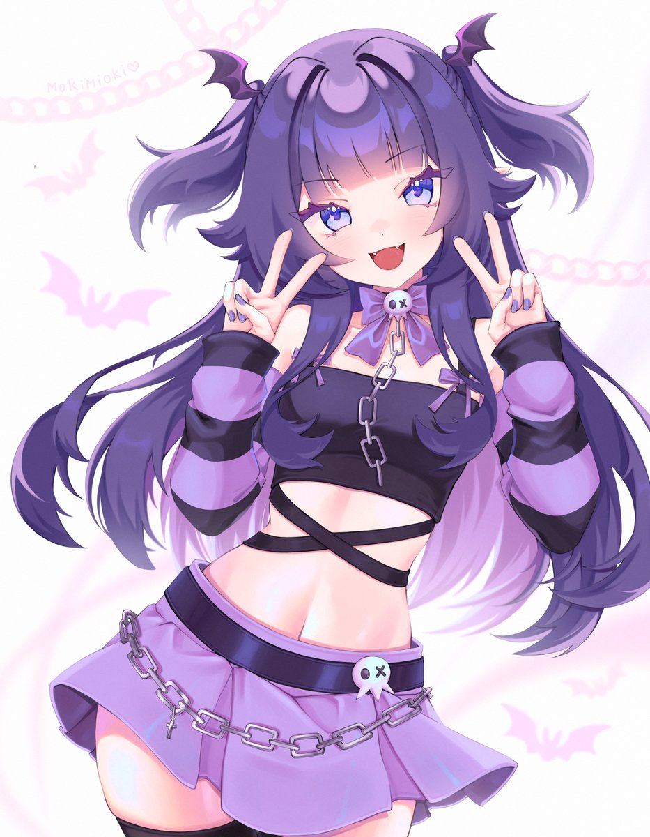 mokimioki's tweet image. 「 首が美味しそうですね」💜