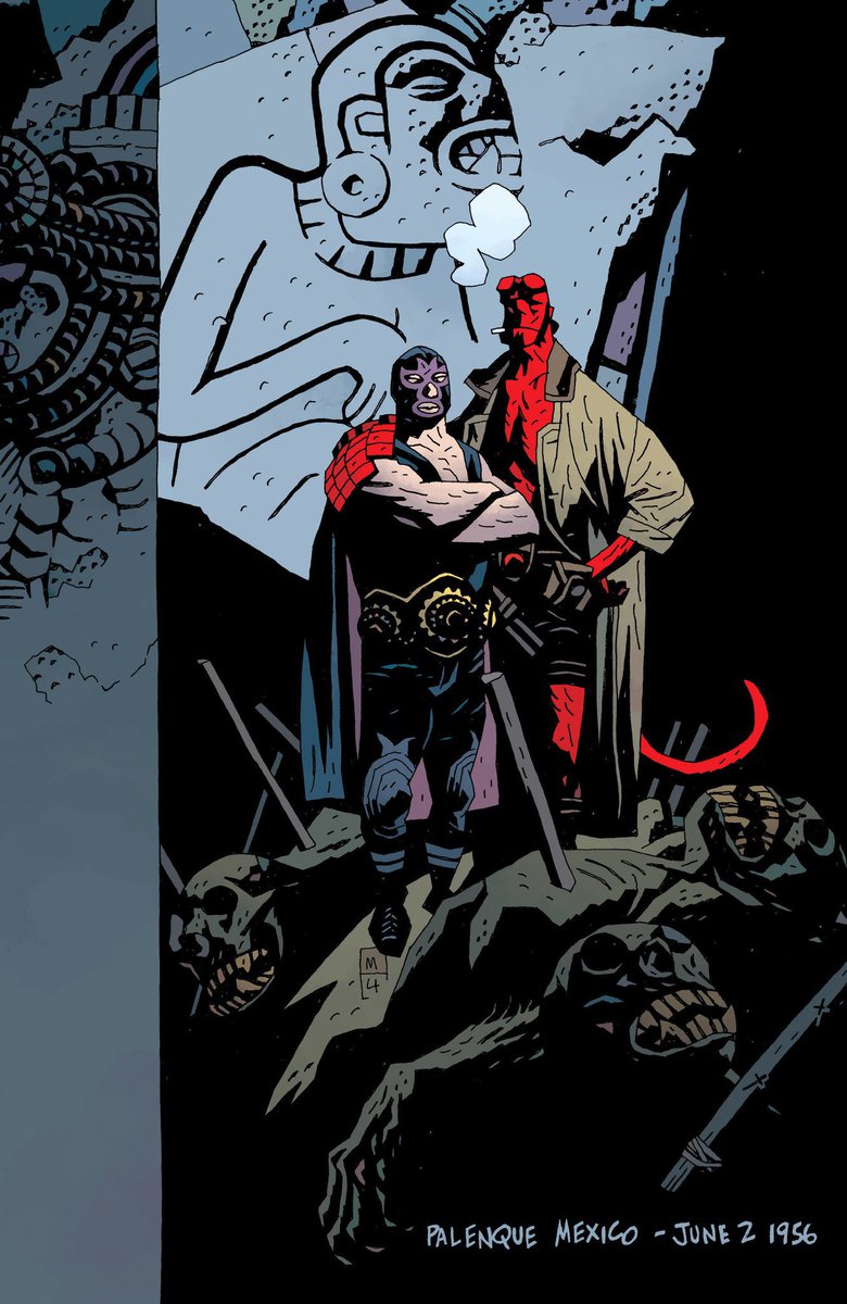 Happy birthday to master of masters <a href="/artofmmignola/">Mike Mignola</a>