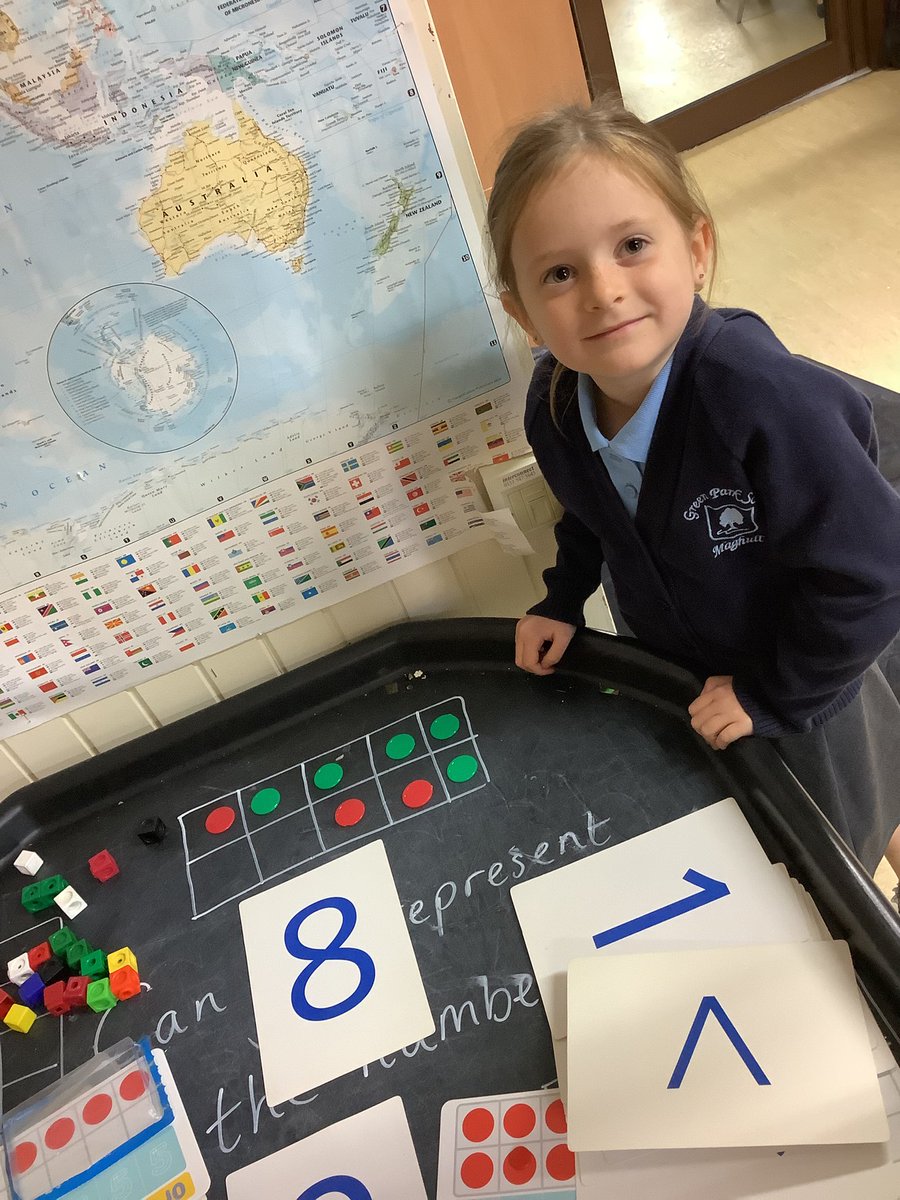 GPSYear1's tweet photo. This morning in maths we were representing numbers #gpsmaths @greenparkschool https://t.co/d9eCM0llJH