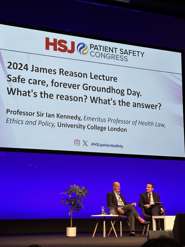 Sharon E.F (@fetouakisharon) on Twitter photo “Safe care depends on system of care & that system of care is YOU” -Sir Ian Kennedy <a href="/HSJptsafety/">Patient Safety Congress & Awards</a> “Safe care depends on system of care & that system of care is YOU” -Sir Ian Kennedy <a href="/HSJptsafety/">Patient Safety Congress & Awards</a>