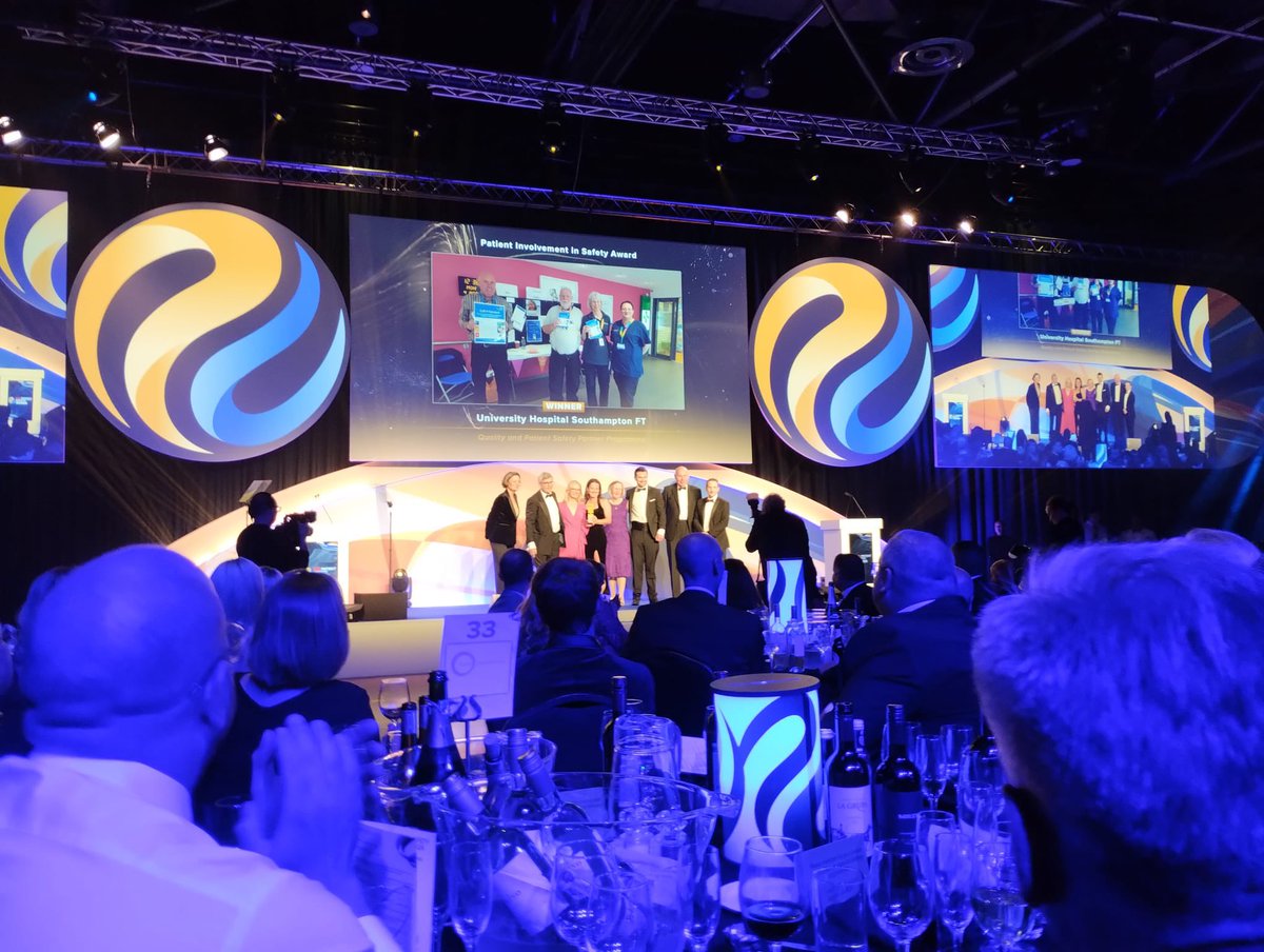 Amazing!! Our QPSP programme <a href="/UHSFT/">University Hospital Southampton 💙</a> has won the patient involvement in patient safety award <a href="/HSJptsafety/">Patient Safety Congress & Awards</a> Bringing the Quality into patient safety partners programme. <a href="/katepryde/">kate pryde💙</a> <a href="/vickiepurdie/">Vickie Purdie</a> <a href="/gailbyrneuhs/">Gail Byrne</a> <a href="/BrainTumourSurg/">Paul Grundy</a>
