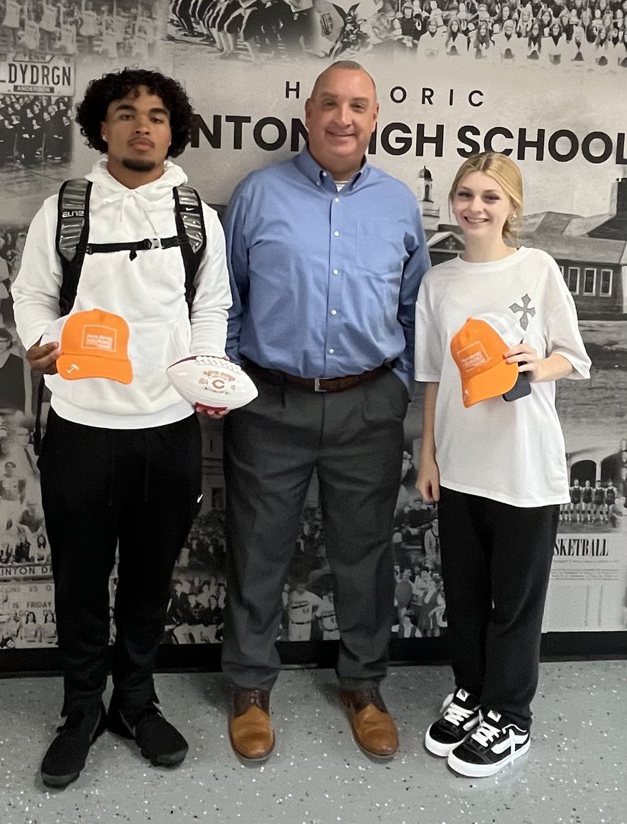 Farm Bureau Clinton (@bureauclintontn) on Twitter photo Congratulations Alijah Davidson and Caylie Hensley, the Farm Bureau Athletes of the Week! Go Dragons! <a href="/CHSDragonsFB/">Clinton Dragons Football</a> <a href="/ClintonStrong4U/">ClintonStrong</a> <a href="/ACSchoolsTN/">Anderson County Schools TN</a> <a href="/FBITN/">Farm Bureau Insurance of Tennessee</a> <a href="/mb210/">Michael Bowers</a> Congratulations Alijah Davidson and Caylie Hensley, the Farm Bureau Athletes of the Week! Go Dragons! <a href="/CHSDragonsFB/">Clinton Dragons Football</a> <a href="/ClintonStrong4U/">ClintonStrong</a> <a href="/ACSchoolsTN/">Anderson County Schools TN</a> <a href="/FBITN/">Farm Bureau Insurance of Tennessee</a> <a href="/mb210/">Michael Bowers</a>