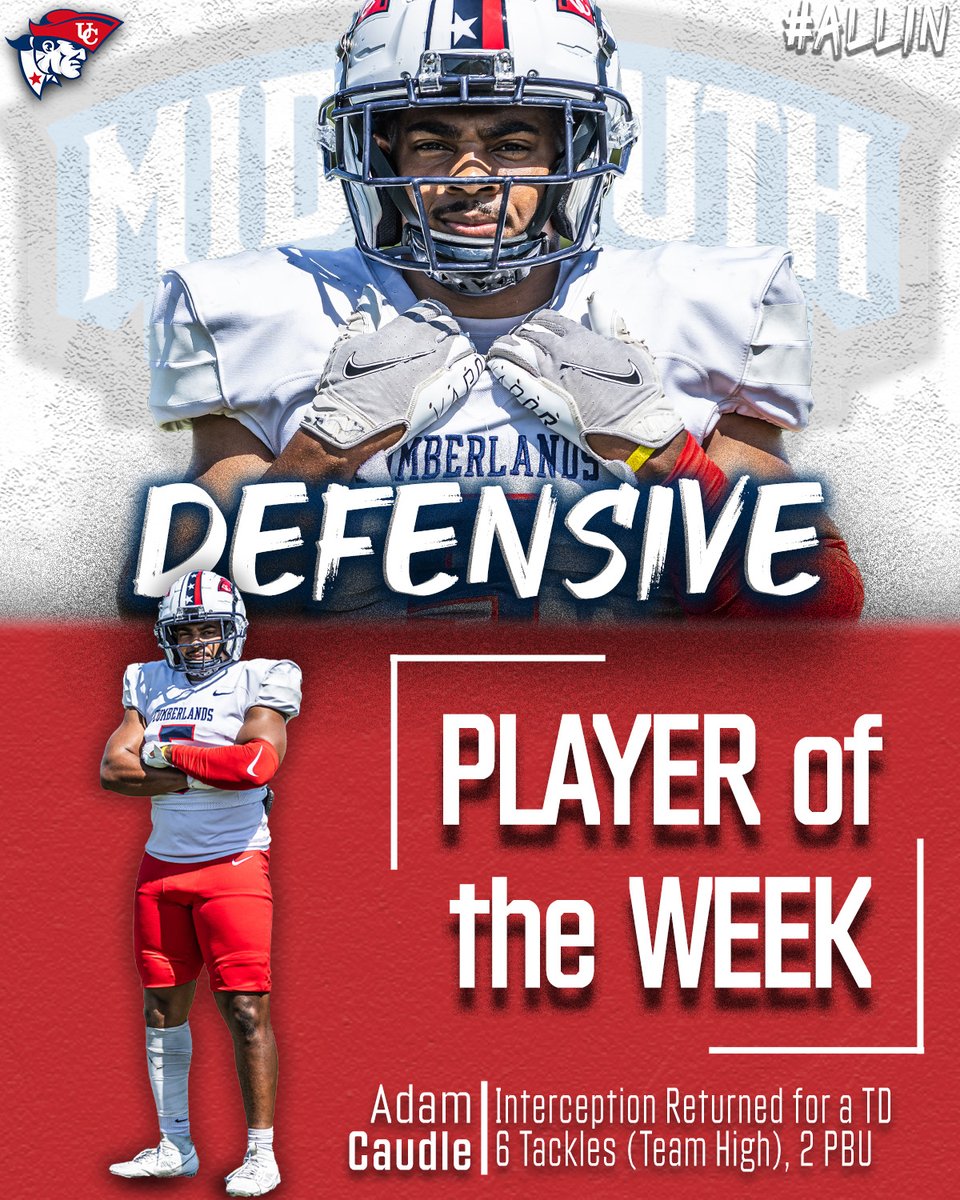 Adam Caudle earns the first MSC Defensive Player of the Week honors of his career after a big win over UPike!!

Read More: shorturl.at/8f5ZC

#OneBigTeam #LoveTheLogo #ALLIN