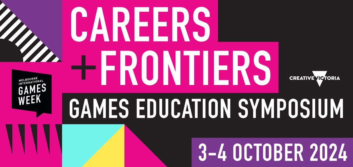 Melbourne International Games Week (@gamesweekmelbs) on Twitter photo Get a real job! Careers and new frontiers at #MIGW24’s 2 day #Education Symposium
Don’t miss int’l keynote <a href="/GeorgeOsborn/">George E. Osborn</a>, the Great Debate with @SammyJComedian and lots more #GameDev #GameDesign
ow.ly/S1CC50Tmw7y Get a real job! Careers and new frontiers at #MIGW24’s 2 day #Education Symposium
Don’t miss int’l keynote <a href="/GeorgeOsborn/">George E. Osborn</a>, the Great Debate with @SammyJComedian and lots more #GameDev #GameDesign
ow.ly/S1CC50Tmw7y