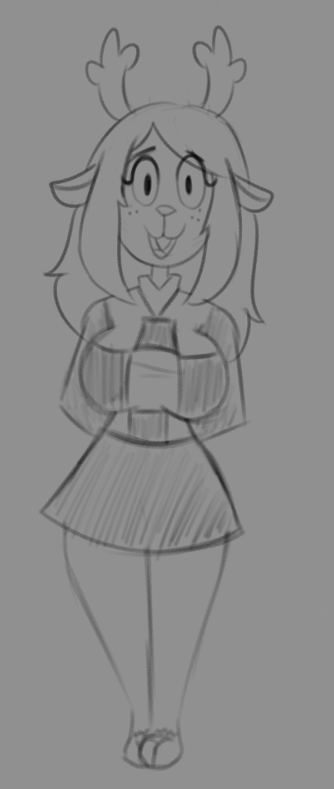 PixelPaws_Art's tweet photo. Noelle being my favorite here's a little sketch of her as I practice with my tablet!
#furryart #DELTARUNE #NoelleHoliday #reindeer #sketch #PixelPaws https://t.co/NAOulMpcs7