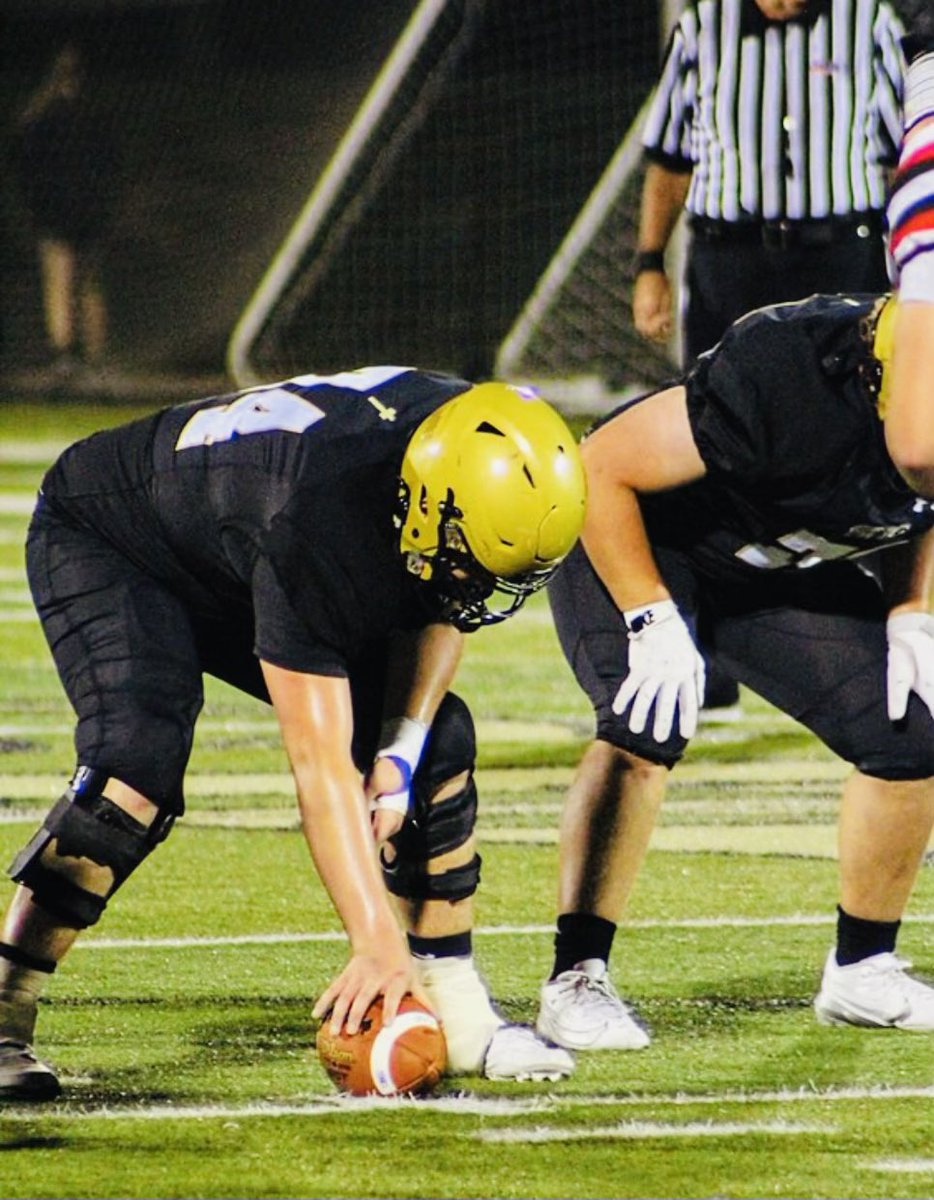 So honored to be starting on the offensive line as a freshmen for the 2024 Cyclones. Center is a new position for me, but I have the best teammates and coaches helping me step in to this new role and pushing me to stay at the top of my game. Two wins in the books. Let’s keep