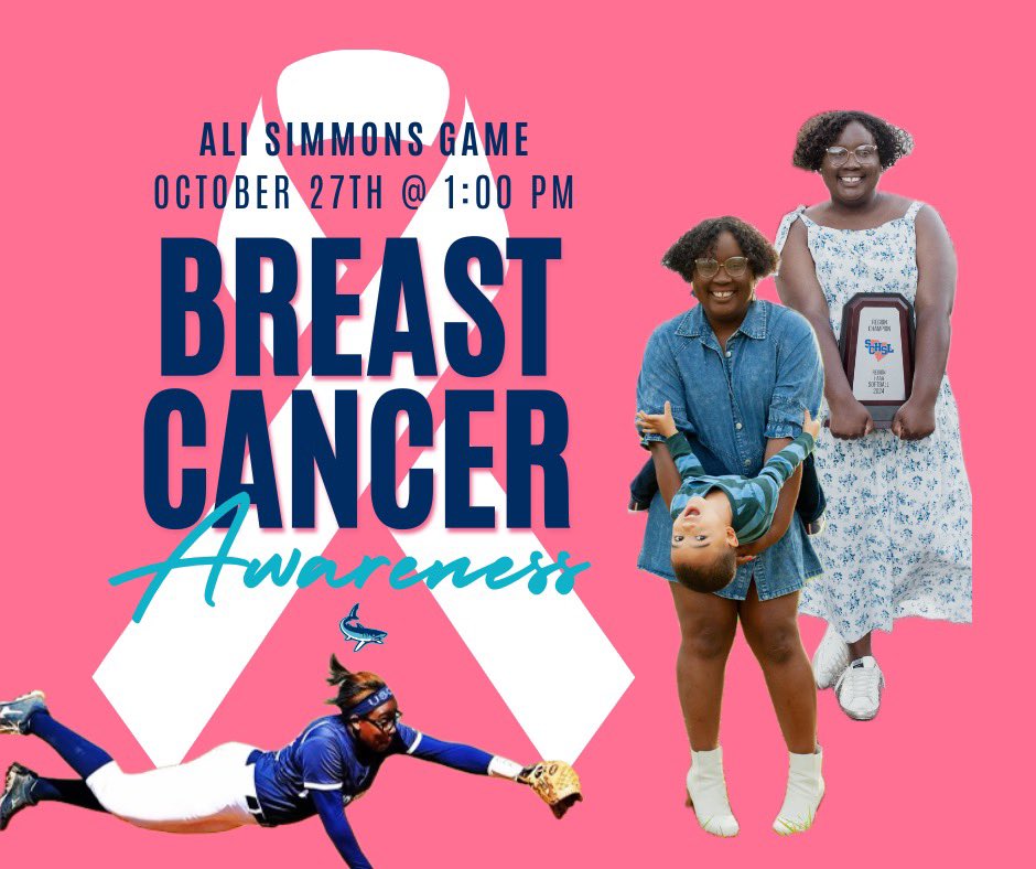 JOIN US IN CELEBRATING 𝘼𝙇𝙄 𝙎𝙄𝙈𝙈𝙊𝙉𝙎 🩷

#BreastCancer | #FinsUpForever