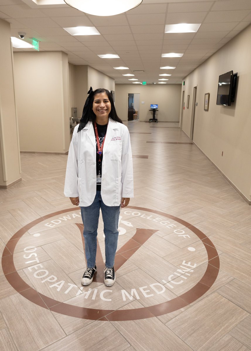 vcomlouisiana's tweet photo. White coat pickup right in the midst of Finals Week! 🥼✨ Sending good vibes to the Class of 2028 as they tackle their finals! 🙌 #VCOMLouisiana #VCOMClassof2028 #FutureDOs #WhiteCoatCeremony2024 https://t.co/81Bd7ysnvy