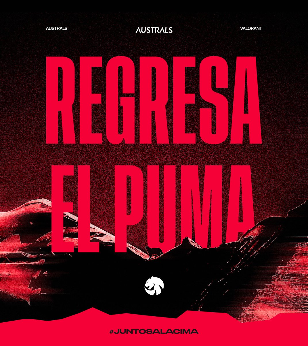 🐱¡No es bait, es una realidad!

Australs vuelve como el semillero del talento emergente de LATAM. Con el mismo plan original, continuamos desde abajo, formando nuevas promesas y luchando por la cima en el competitivo creciente.

¡Prepárense para lo que viene!🏔️

#AustralsRising
