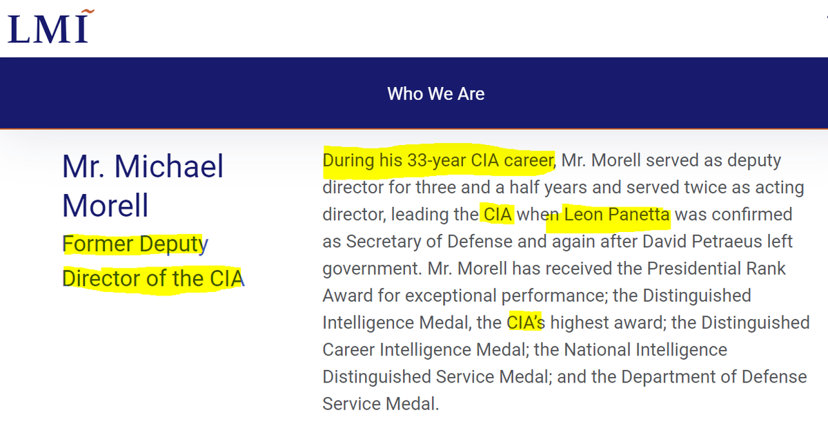 NationalFile's tweet photo. Ryan Routh's first follow worked at LMI.
LMI contracts for DHS and USPS -- 2 agencies that hate Trump.
Soo Kim previously worked at RAND and DHS.
https://t.co/gi0fek3jBJ
LMI has deep ties to the CIA.
Soo Kim - CIA
Mike Morrell - CIA
Joshua Katz - CIA
Thomas Kaess - CIA https://t.co/ARbpYLlqEq