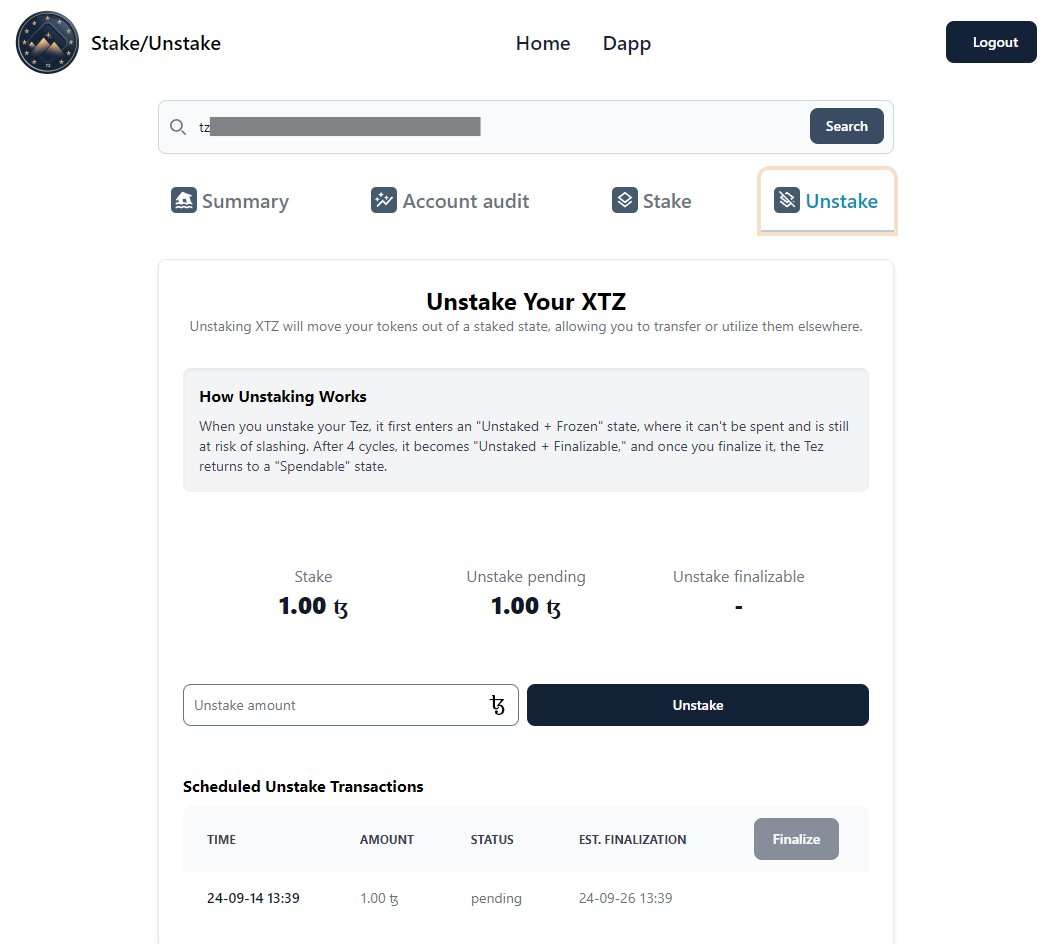 Vivien_0xtz's tweet photo. I’ve created an app (currently in development) to manage your #Tezos account
🔐 Features:
- Account overview
- Audit system
- Validator switching
- Staking & Unstaking
💻 Check it out: https://t.co/w7aMNMwhYT and let me know what features you’d like to see!
#Staketember https://t.co/ZhRpBxsPoO