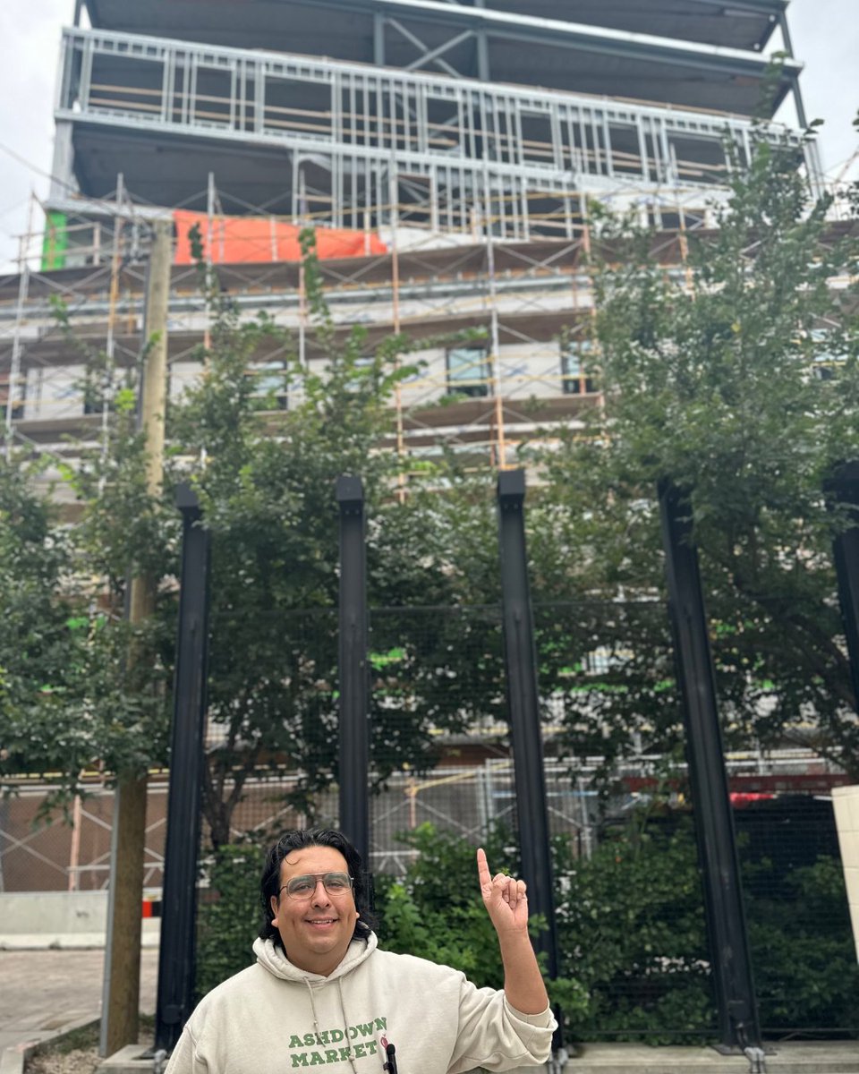 🏗️🌆 Things are growing in the Exchange! Josh from Ashdown Market is out today, exploring the exciting new building going up—home to over 200+ units of condos. It's always thrilling to see our neighbourhood thrive and expand. #ExchangeDistrict #AshdownMarket #winnipeg