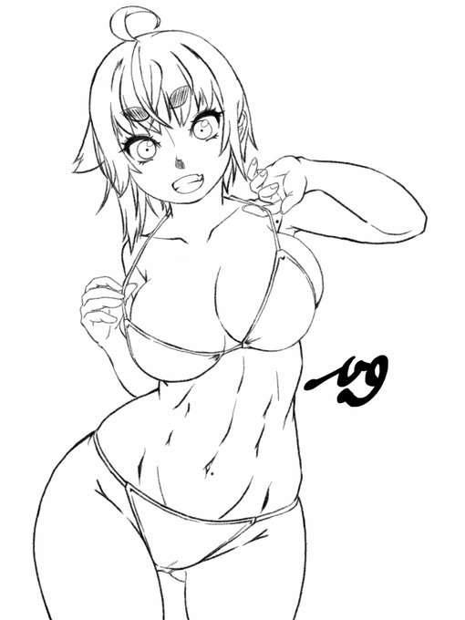 まだまだ暑いからまだまだ水着!#九嶺蓮歌 