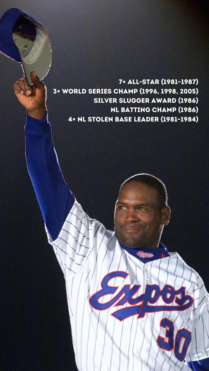 TheSportGallery's tweet photo. Best regards to @TimRaines30, who's 65 today! 🎂
"He's the best leadoff hitter there's ever been in the game. #TimRaines is not a good player–he is a great one." – Chuck Tanner #BringBackTheExpos https://t.co/sgahJY7vlN