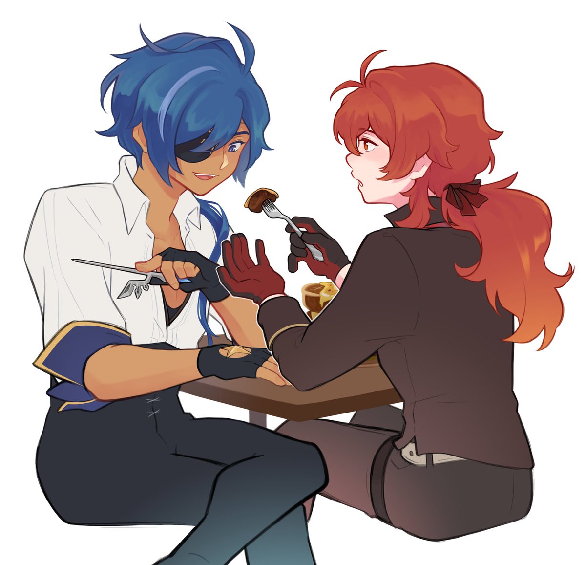 sharing food prompt for <a href="/kaeluckaegotcha/">Kaeluckae Gotcha for Gaza</a> from an anonymous donor! thank you for your kindness, anon ❤️

#kaeluc