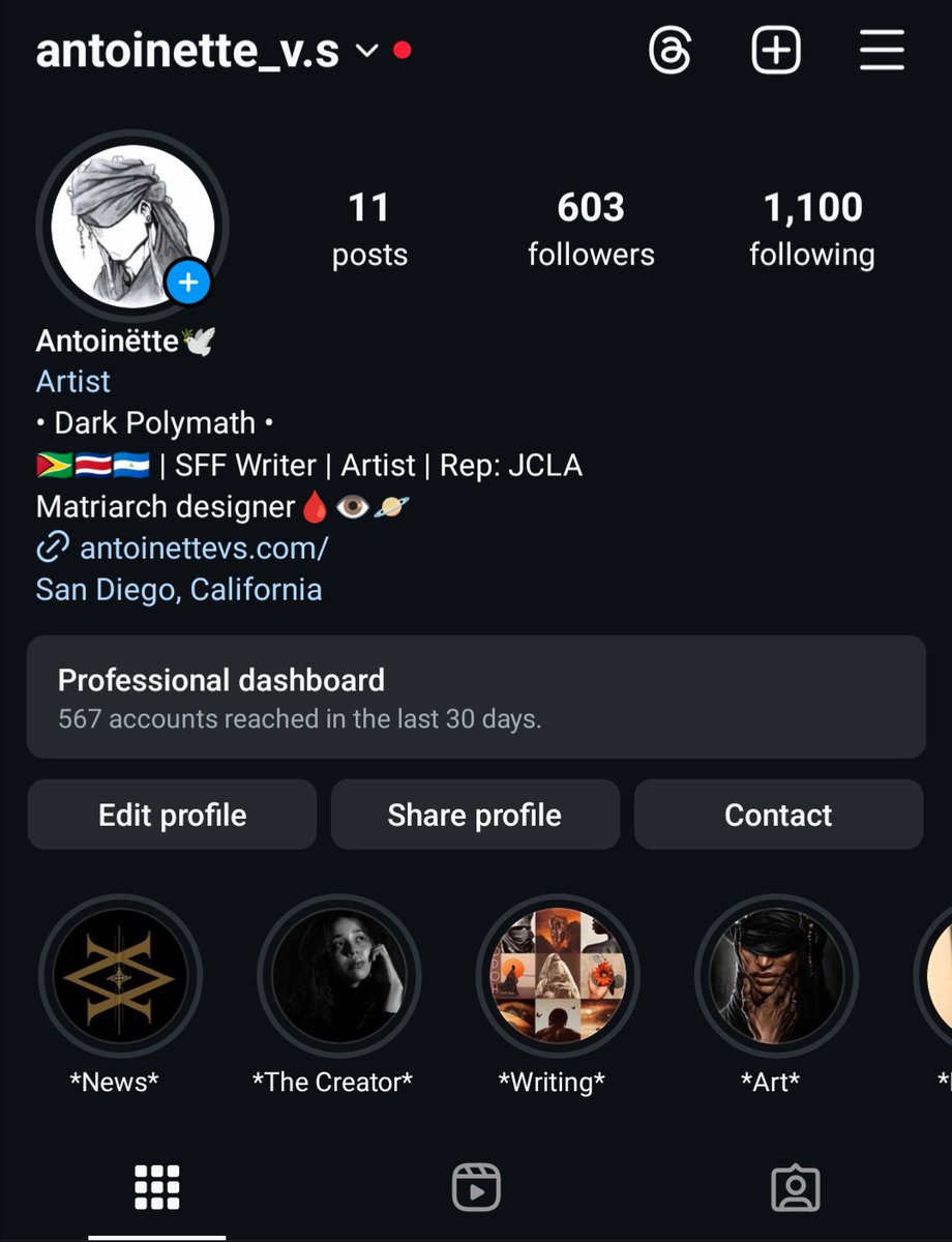 In case this bird goes down I'll be on Instagram for shenanigans and such 📸

instagram.com/antoinette_v.s…